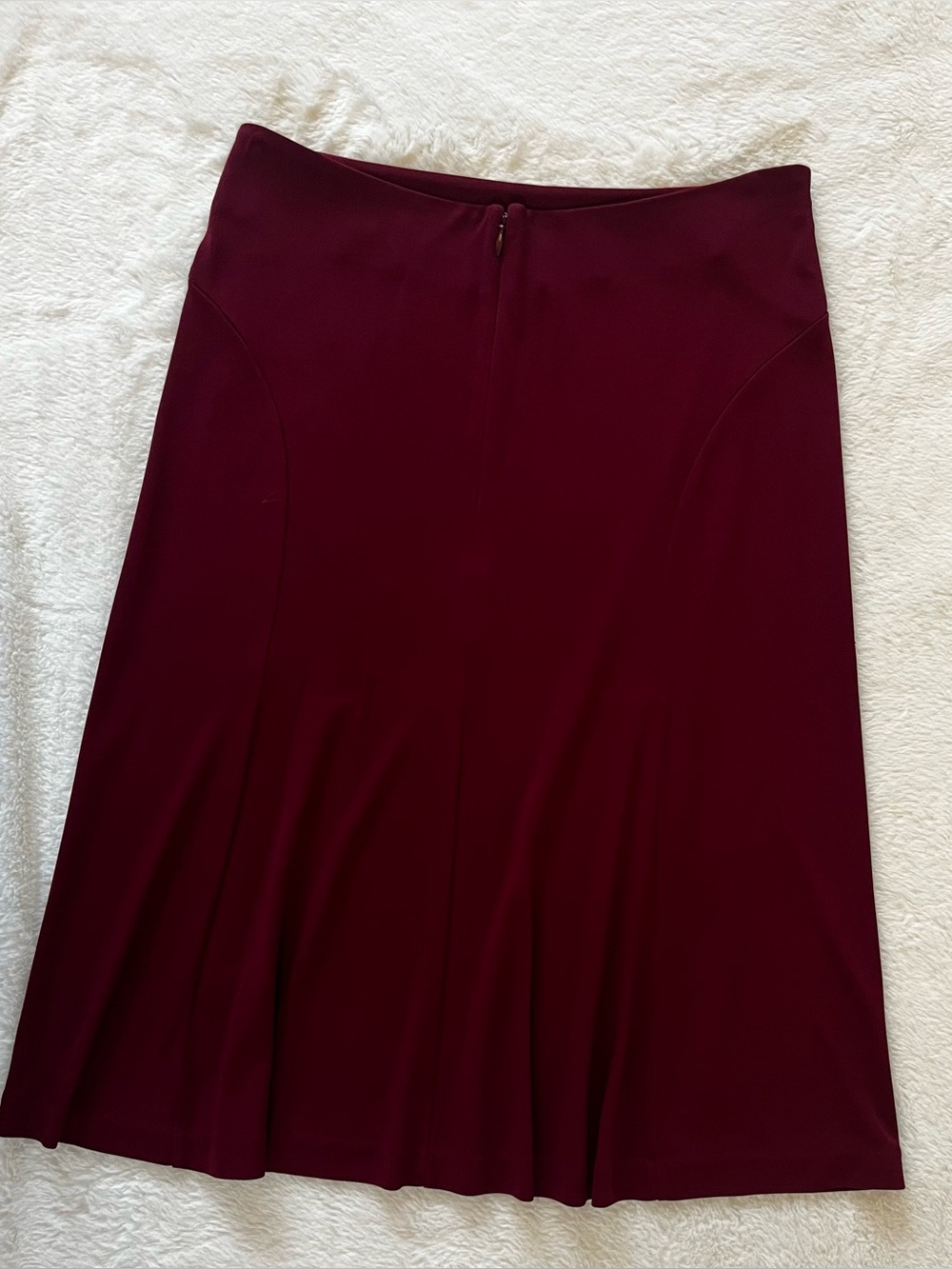 Women's Wine A-Line Skirt set - 2 piece - Picture 4 of 9